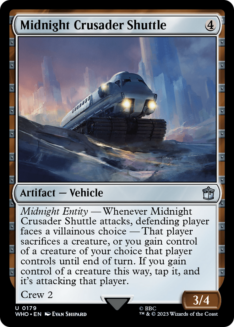 Midnight Crusader Shuttle (WHO-179) - Doctor Who [Uncommon]