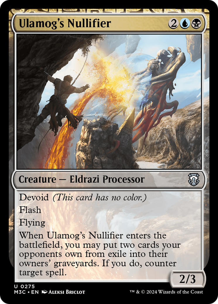 Ulamog's Nullifier (M3C-275) - Modern Horizons 3 Commander Foil [Uncommon]