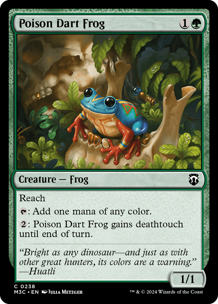 Poison Dart Frog (M3C-238) - Modern Horizons 3 Commander Foil [Common]