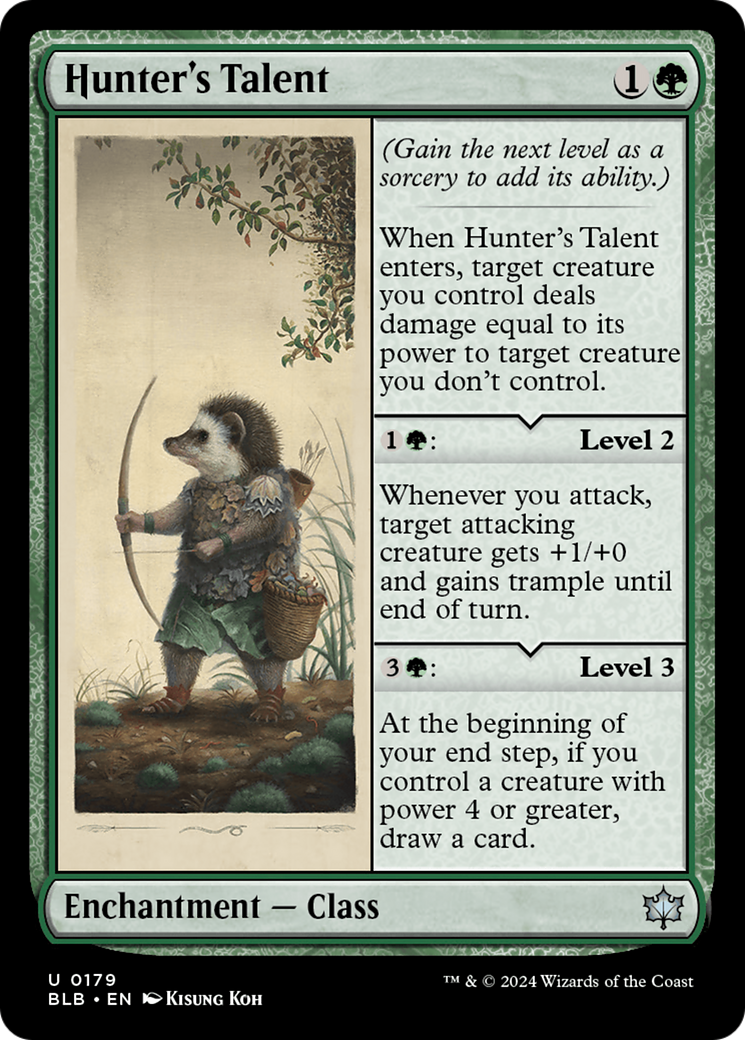 Hunter's Talent (BLB-179) - Bloomburrow [Uncommon]