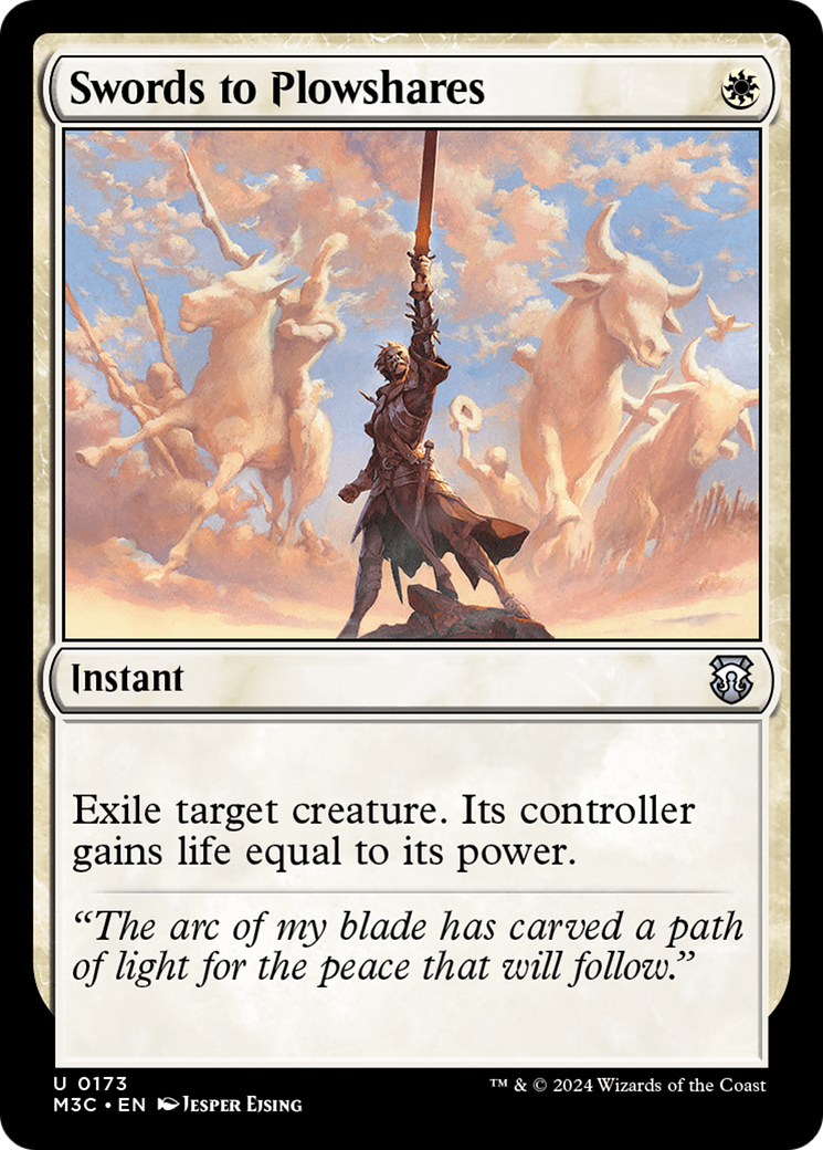 Swords to Plowshares (M3C-173) - Modern Horizons 3 Commander Foil [Uncommon]