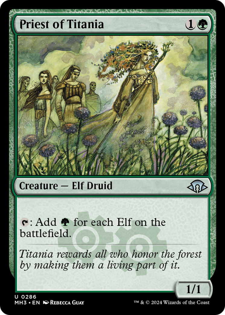 Priest of Titania (MH3-286) - Modern Horizons 3 [Uncommon]