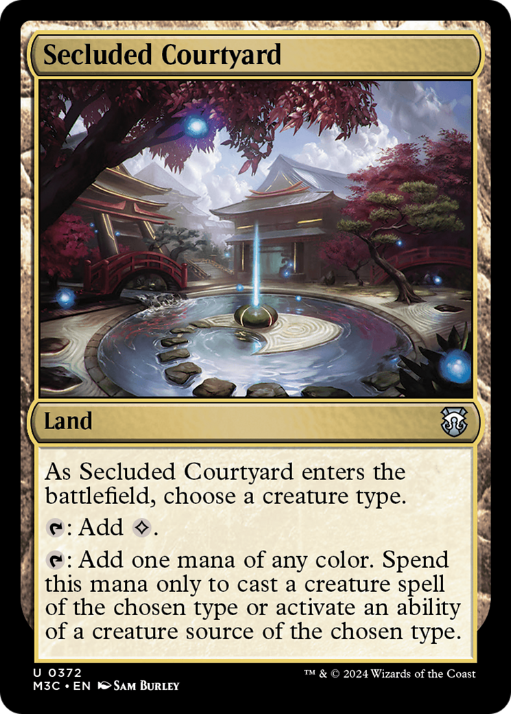 Secluded Courtyard (M3C-372) - Modern Horizons 3 Commander [Uncommon]