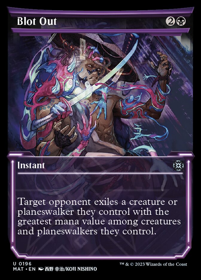 Blot Out (MAT-196) - March of the Machine: The Aftermath: (Showcase) Foil [Uncommon]