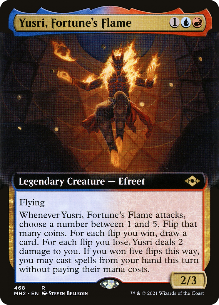 Yusri, Fortune's Flame (MH2-468) - Modern Horizons 2: (Extended Art) [Rare]