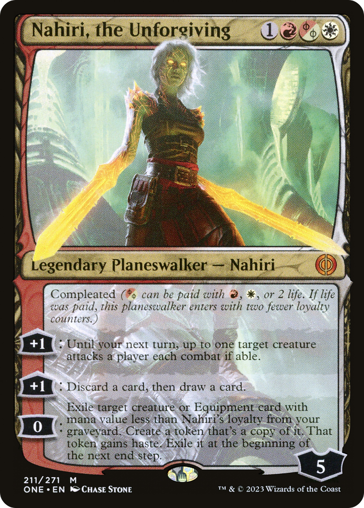 Nahiri, the Unforgiving (ONE-211) - Phyrexia: All Will Be One [Mythic]