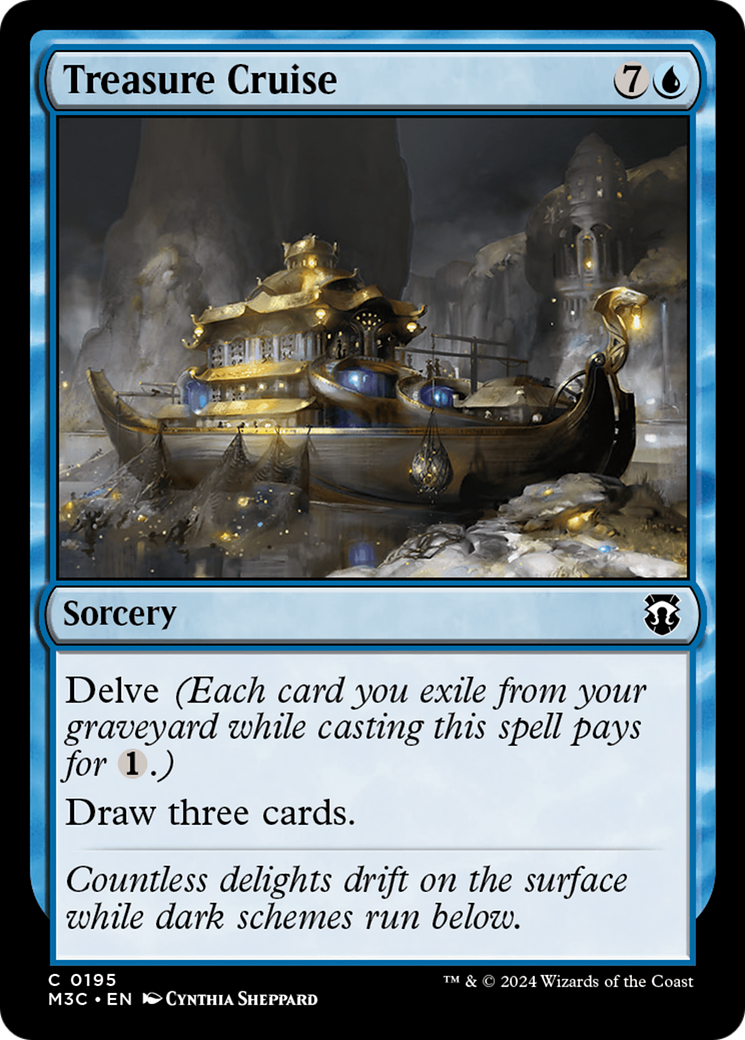 Treasure Cruise (M3C-195) - Modern Horizons 3 Commander Foil [Common]