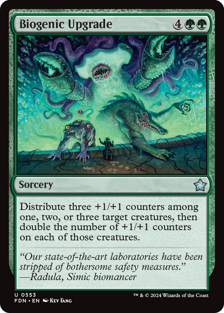 Biogenic Upgrade (FDN-553) - Foundations [Uncommon]