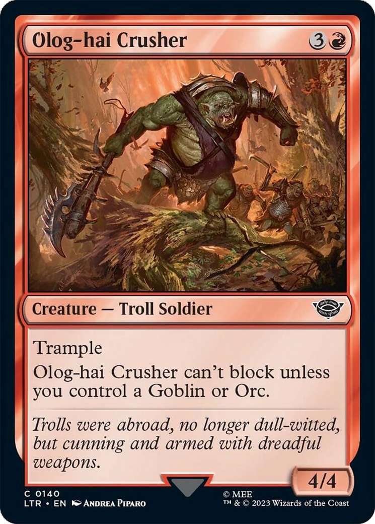 Olog-hai Crusher (LTR-140) - The Lord of the Rings: Tales of Middle-earth [Common]