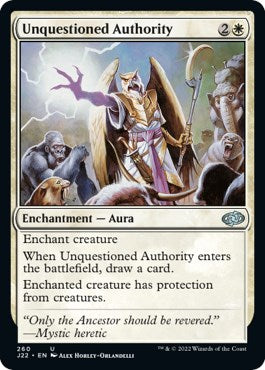 Unquestioned Authority (J22-260) - Jumpstart 2022 [Uncommon]