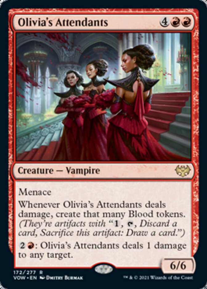 Olivia's Attendants (VOW-172) - Innistrad: Crimson Vow [Rare]