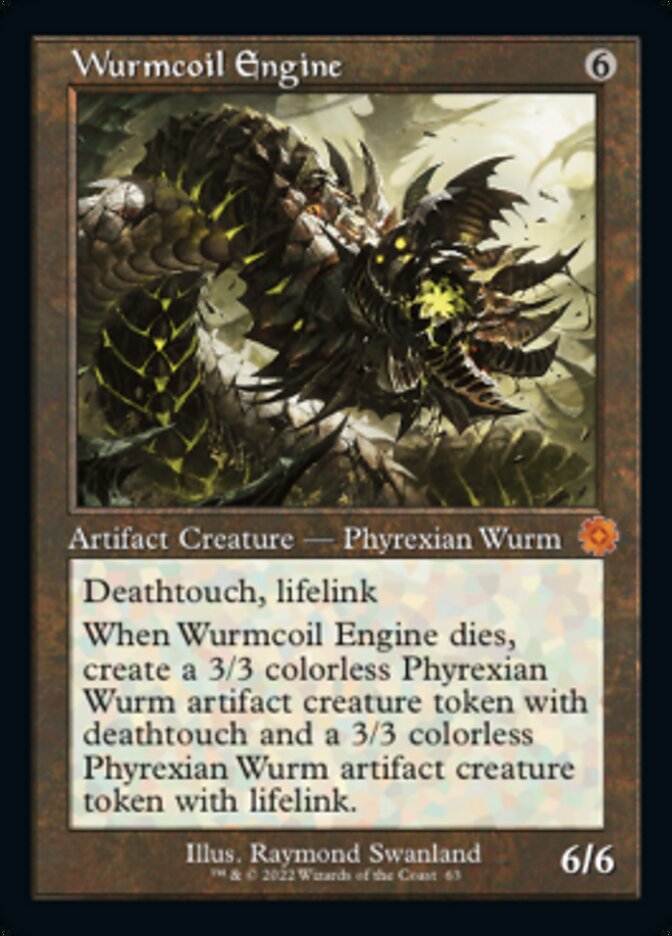 Wurmcoil Engine (BRR-063) - The Brothers' War Retro Artifacts [Mythic] Retro Frame