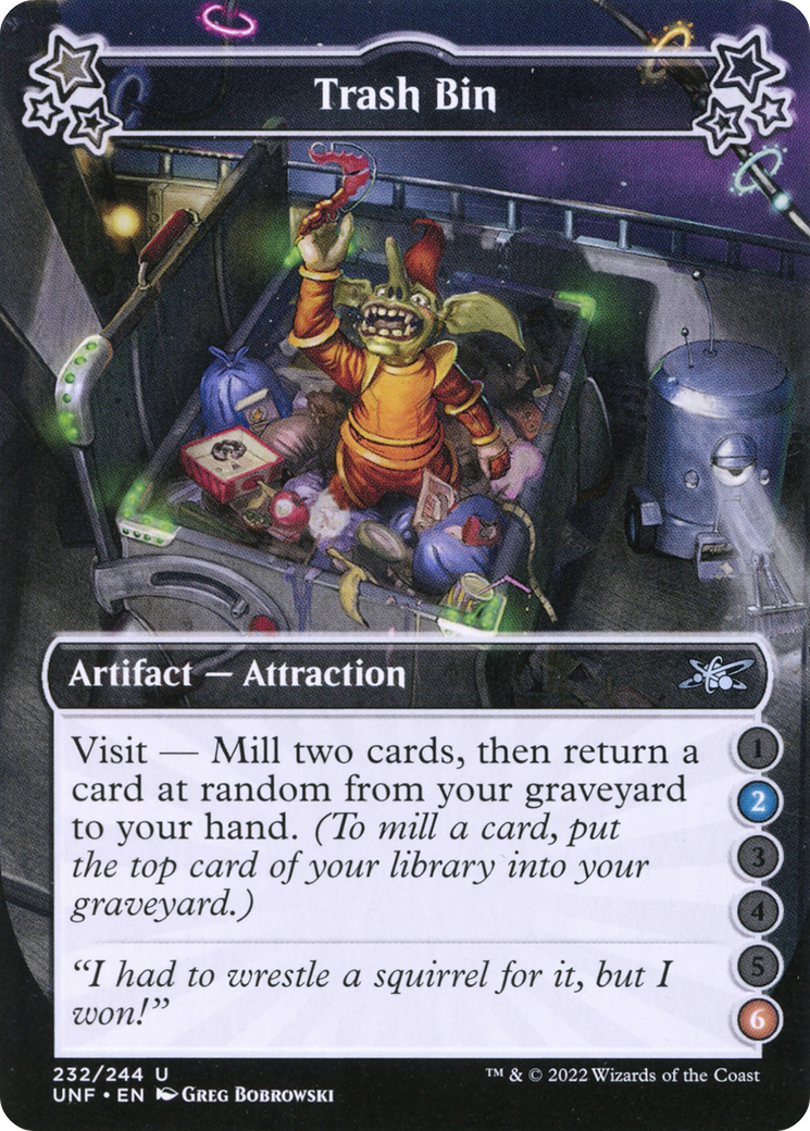 Trash Bin (UNF-232A) - Unfinity Foil [Uncommon]