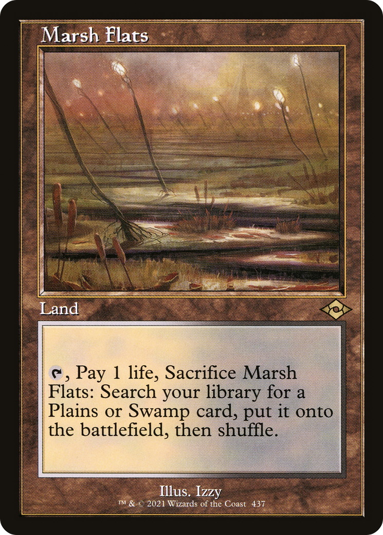 Marsh Flats (MH2-437) - Modern Horizons 2 Foil [Rare] Retro Frame