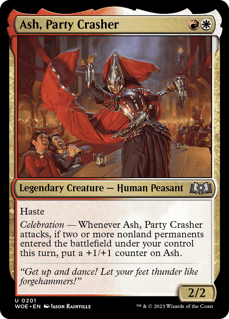 Ash, Party Crasher (WOE-201) - Wilds of Eldraine [Uncommon]