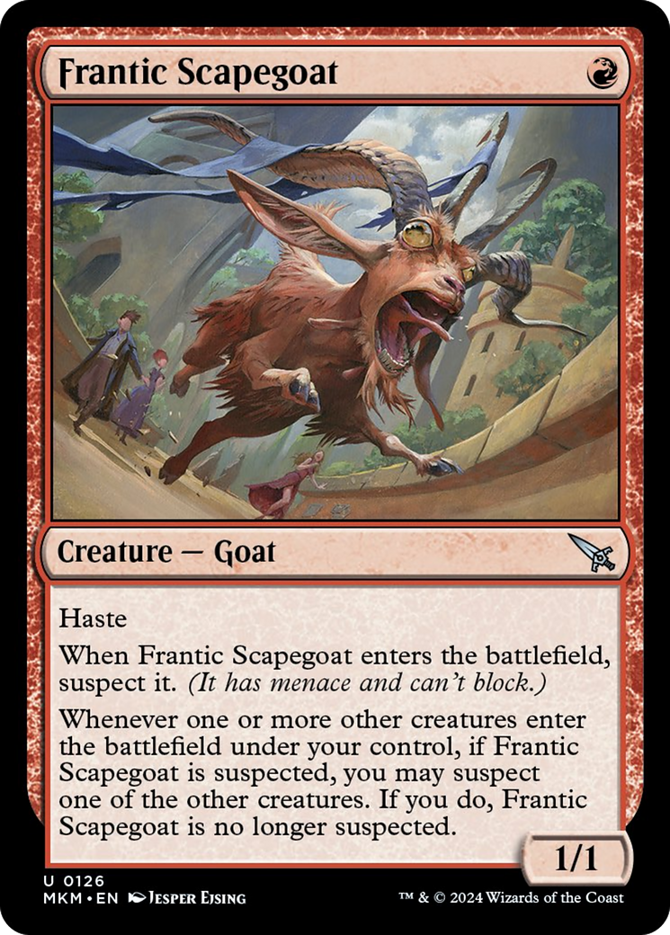 Frantic Scapegoat (MKM-126) - Murders at Karlov Manor [Uncommon]