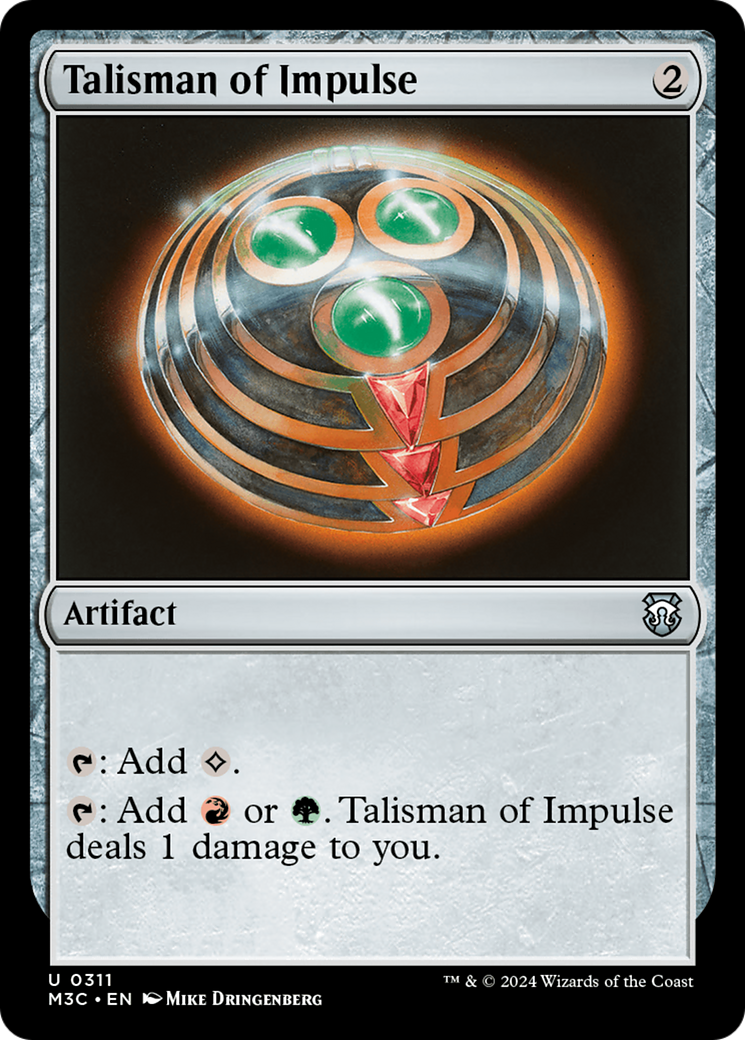 Talisman of Impulse (M3C-311) - Modern Horizons 3 Commander [Uncommon]