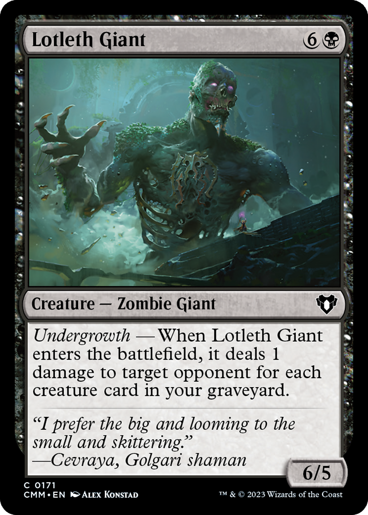Lotleth Giant (CMM-171) - Commander Masters [Common]