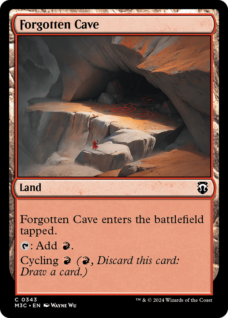 Forgotten Cave (M3C-343) - Modern Horizons 3 Commander Foil [Common]