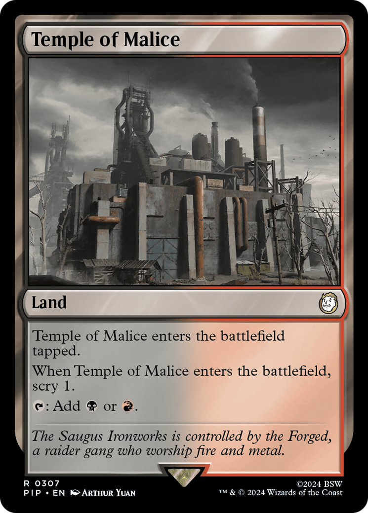 Temple of Malice (PIP-307) - Fallout [Rare]