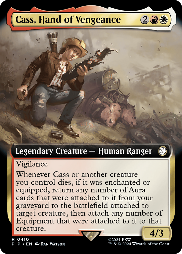 Cass, Hand of Vengeance (PIP-410) - Fallout: (Extended Art) [Rare]