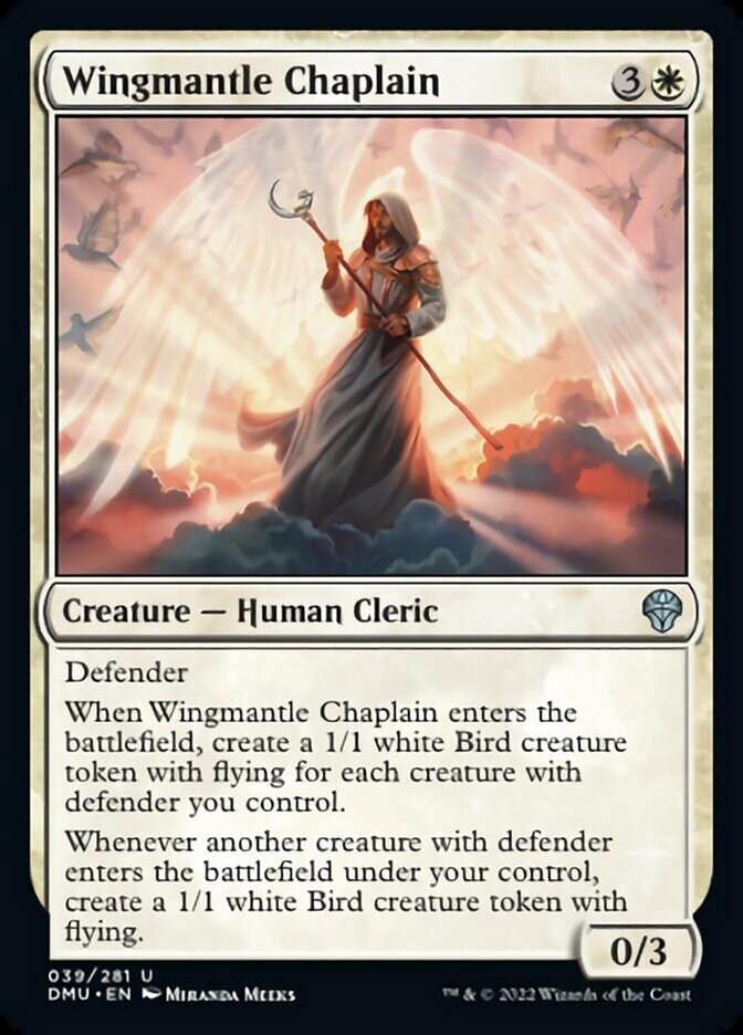 Wingmantle Chaplain (DMU-039) - Dominaria United [Uncommon]