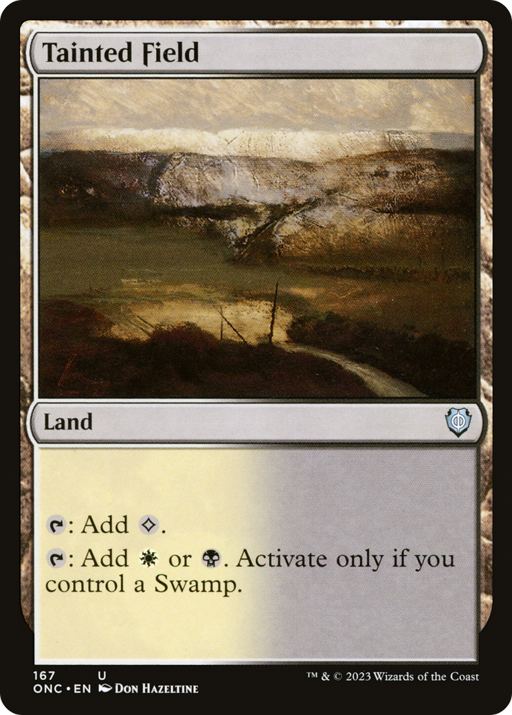 Tainted Field (ONC-167) - Phyrexia: All Will Be One Commander [Uncommon]