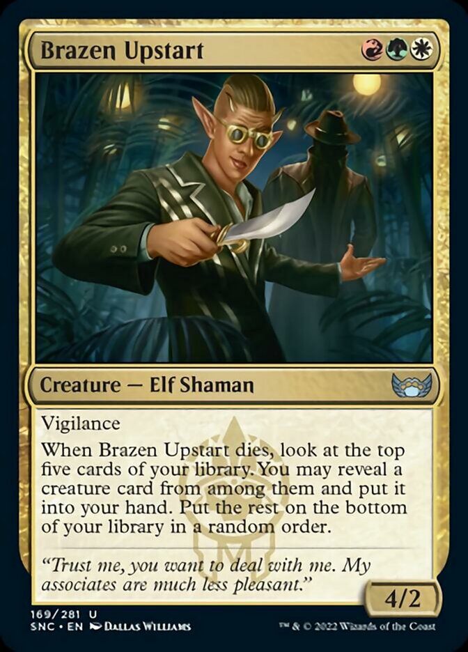 Brazen Upstart (SNC-169) - Streets of New Capenna [Uncommon]