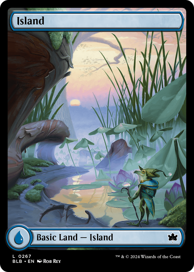 Island (BLB-267) - Bloomburrow Foil [Common]