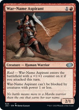 War-Name Aspirant (J22-620) - Jumpstart 2022 [Uncommon]