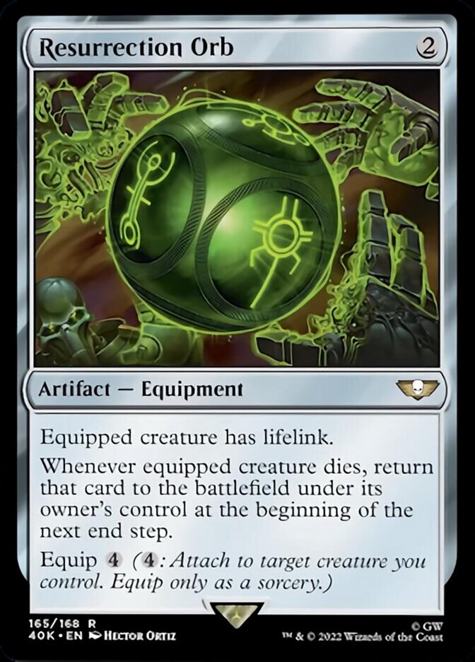 Resurrection Orb (40K-165) - Warhammer 40,000 Commander [Rare]