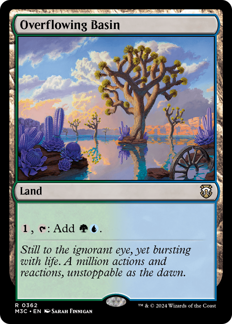 Overflowing Basin (M3C-362) - Modern Horizons 3 Commander [Rare]