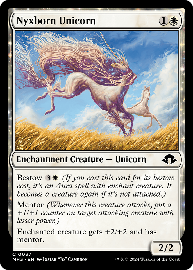 Nyxborn Unicorn (MH3-037) - Modern Horizons 3 [Common]