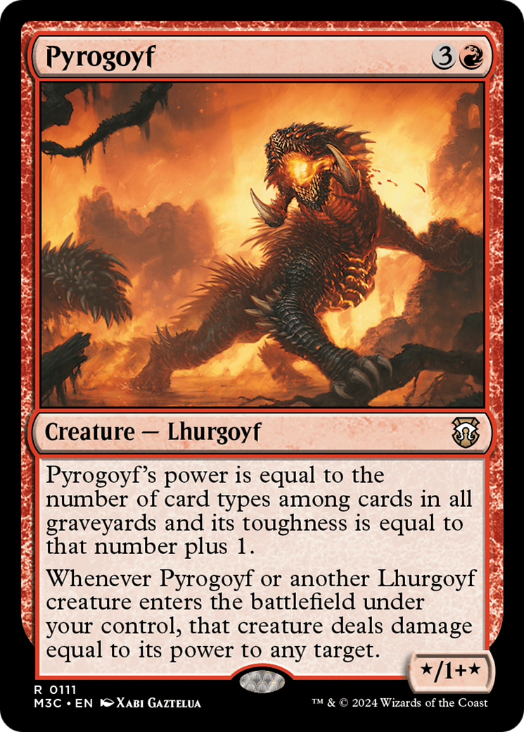 Pyrogoyf (M3C-111) - Modern Horizons 3 Commander Foil [Rare]