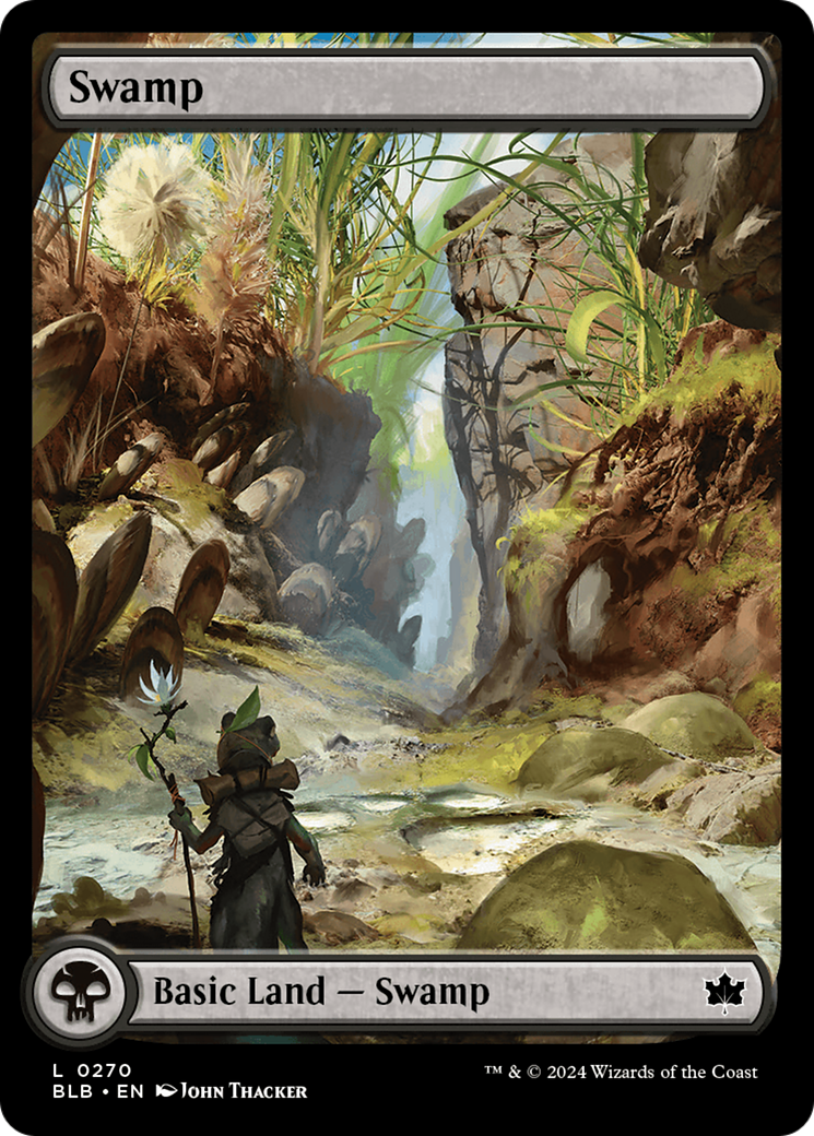 Swamp (BLB-270) - Bloomburrow Foil [Common]