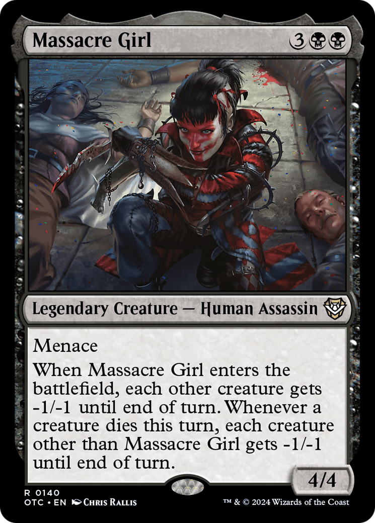 Massacre Girl (OTC-140) - Outlaws of Thunder Junction Commander [Rare]