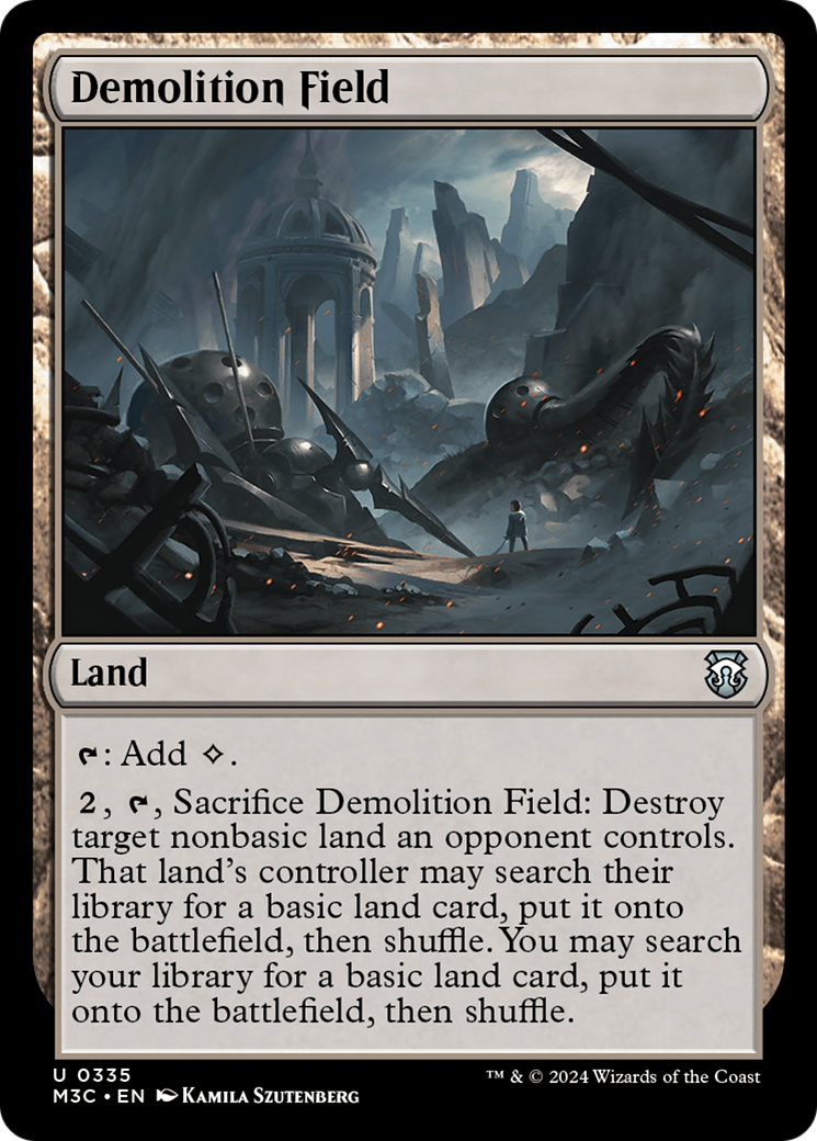 Demolition Field (M3C-335) - Modern Horizons 3 Commander Foil [Uncommon]