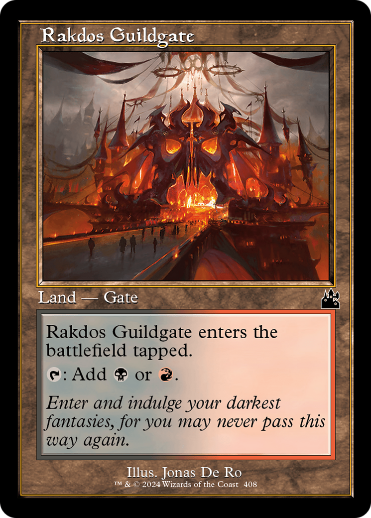 Rakdos Guildgate (RVR-408) - Ravnica Remastered [Common]