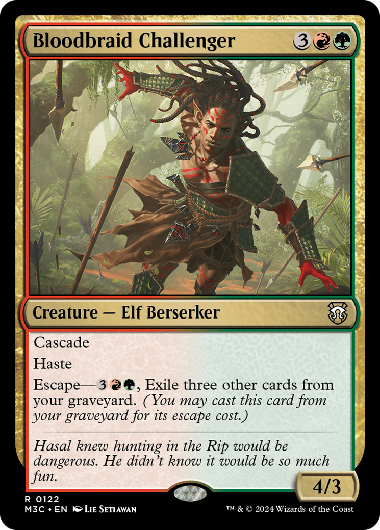 Bloodbraid Challenger (M3C-122) - Modern Horizons 3 Commander [Rare]