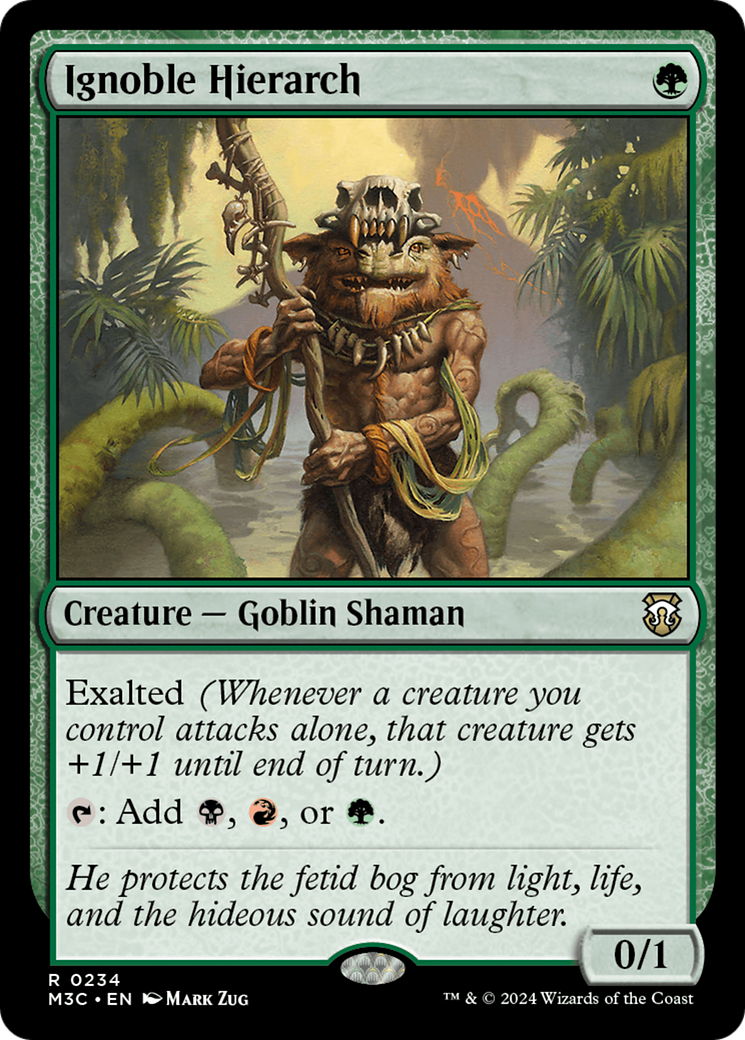 Ignoble Hierarch (M3C-234) - Modern Horizons 3 Commander Foil [Rare]