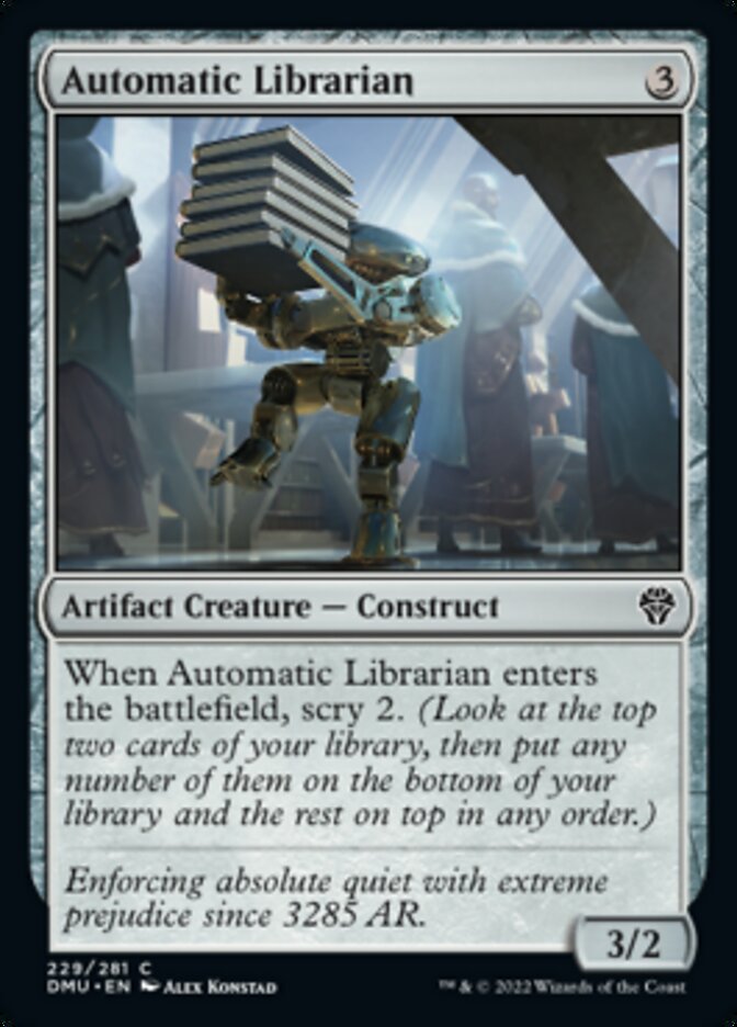 Automatic Librarian (DMU-229) - Dominaria United [Common]