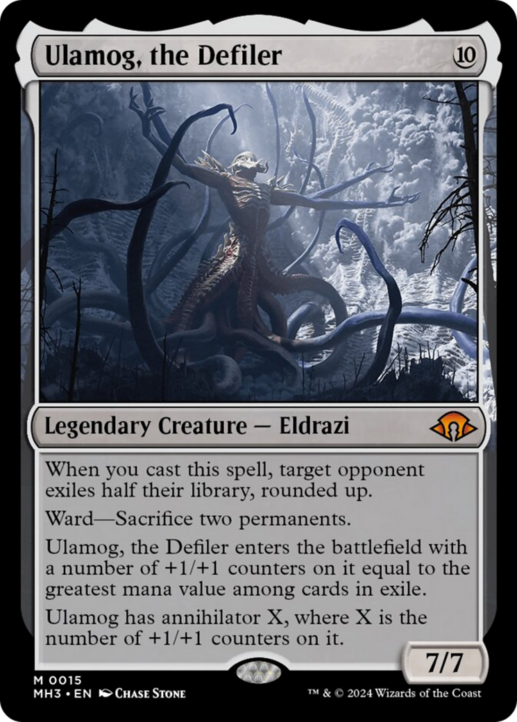 Ulamog, the Defiler (MH3-015) - Modern Horizons 3 Foil [Mythic]