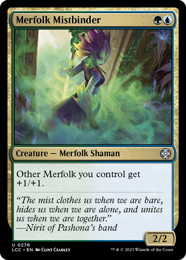 Merfolk Mistbinder (LCC-276) - The Lost Caverns of Ixalan Commander [Uncommon]