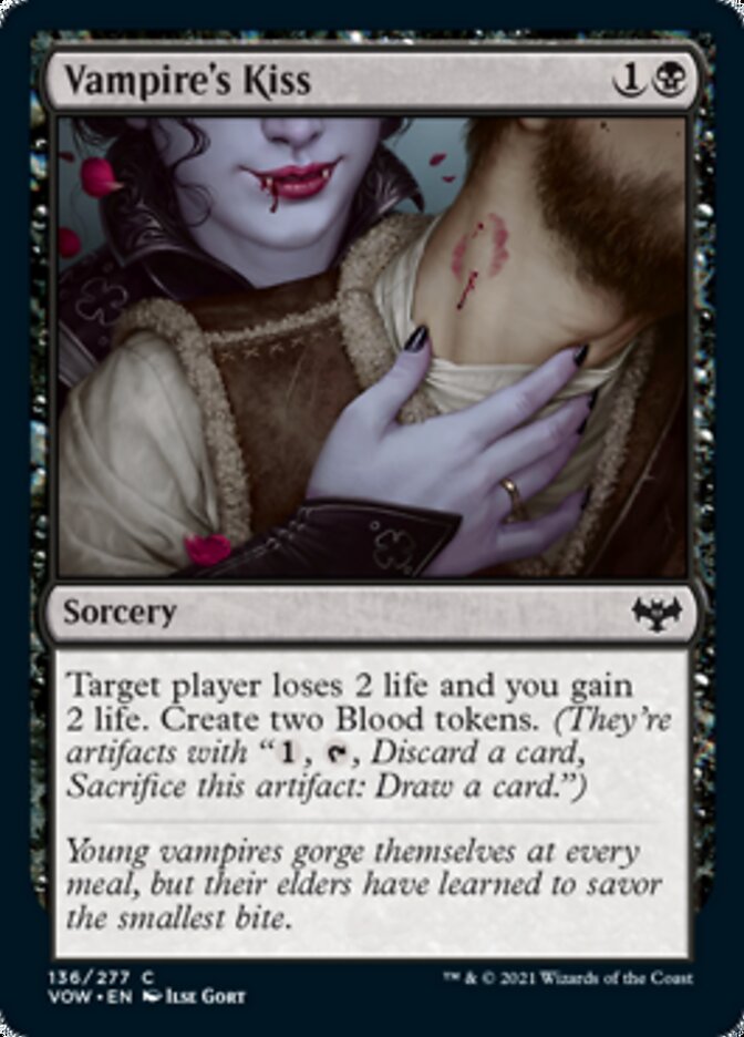 Vampire's Kiss (VOW-136) - Innistrad: Crimson Vow [Common]