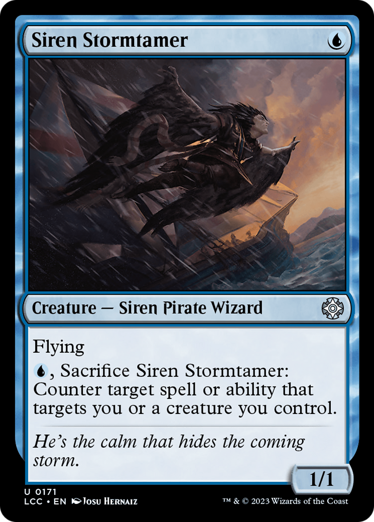 Siren Stormtamer (LCC-171) - The Lost Caverns of Ixalan Commander [Uncommon]