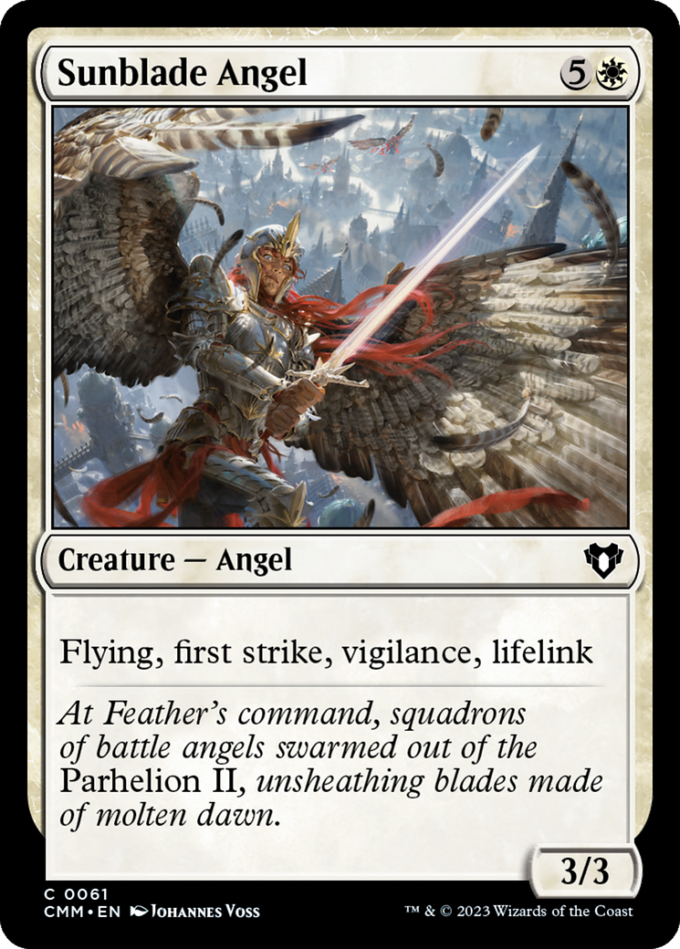 Sunblade Angel (CMM-061) - Commander Masters [Common]