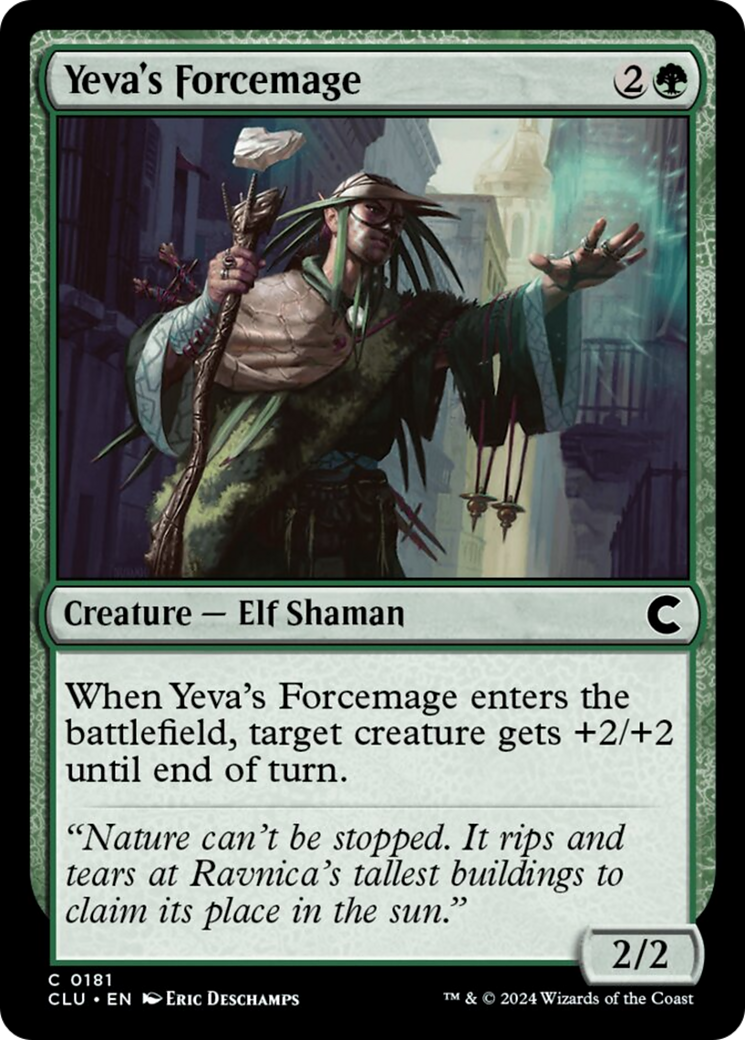 Yeva's Forcemage (CLU-181) - Ravnica: Clue Edition [Common]