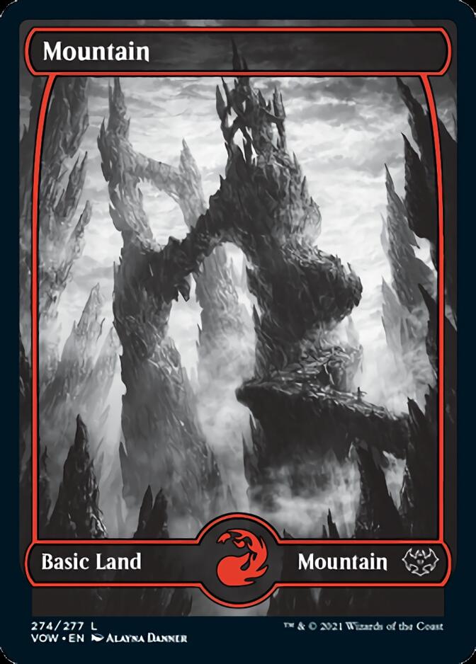 Mountain (VOW-274) - Innistrad: Crimson Vow: (Showcase) [Common]