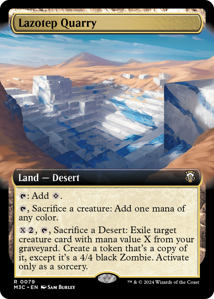 Lazotep Quarry (M3C-079) - Modern Horizons 3 Commander: (Extended Art) [Rare]