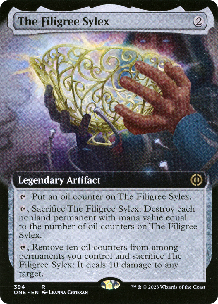 The Filigree Sylex (ONE-394) - Phyrexia: All Will Be One: (Extended Art) [Rare]